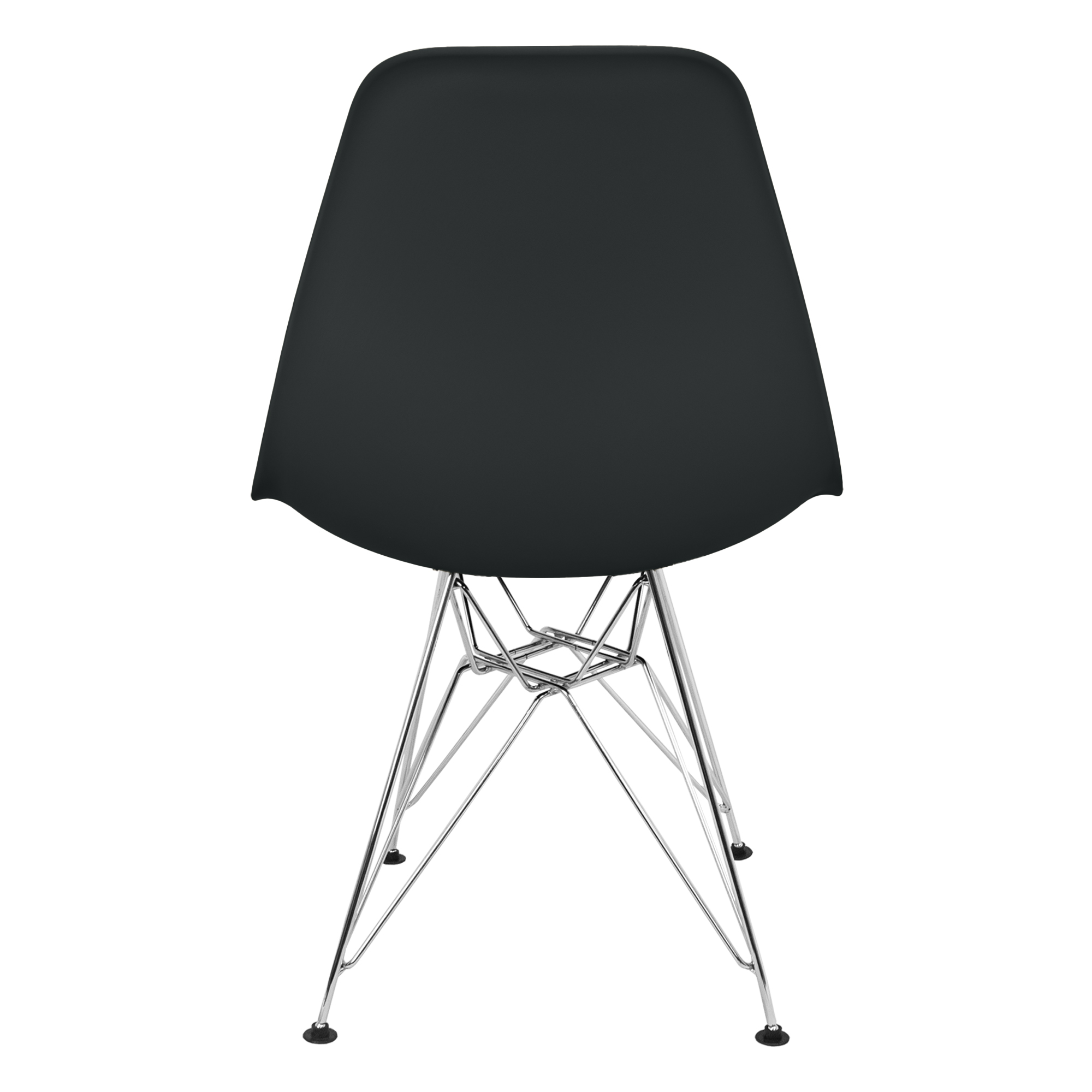 Cadeira Charles Eames com Pés Metal - Preto 4_Prancheta 1